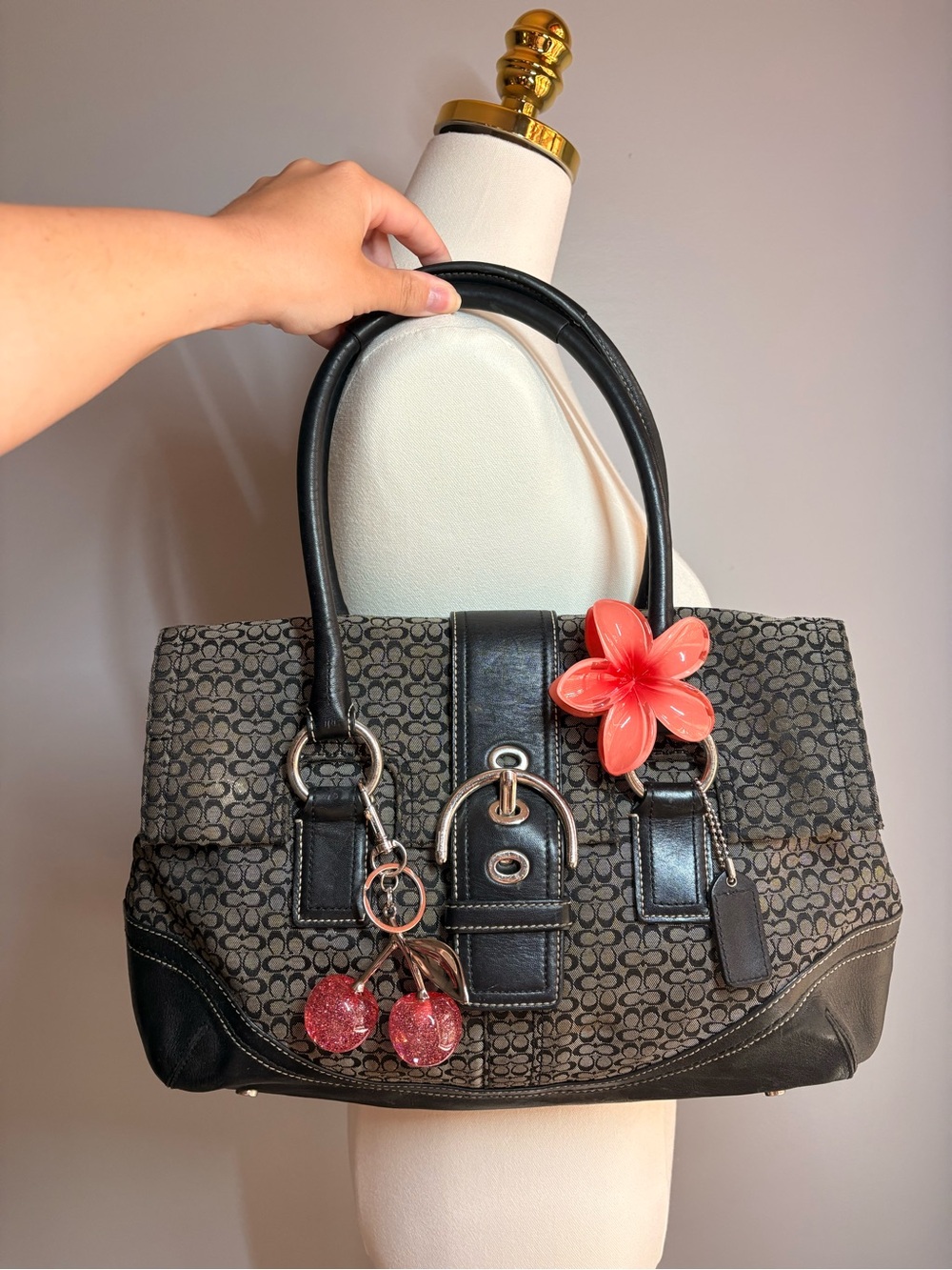 Coach Y2K Signature Soho Satchel in Black